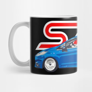 Ford Fiesta ST Custom Grabber Blue Mug